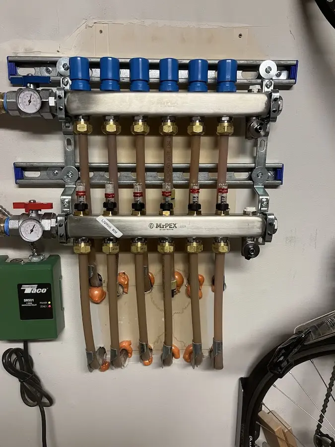 Plumber performing Gas Leak Detection at a residential property in Abbeville